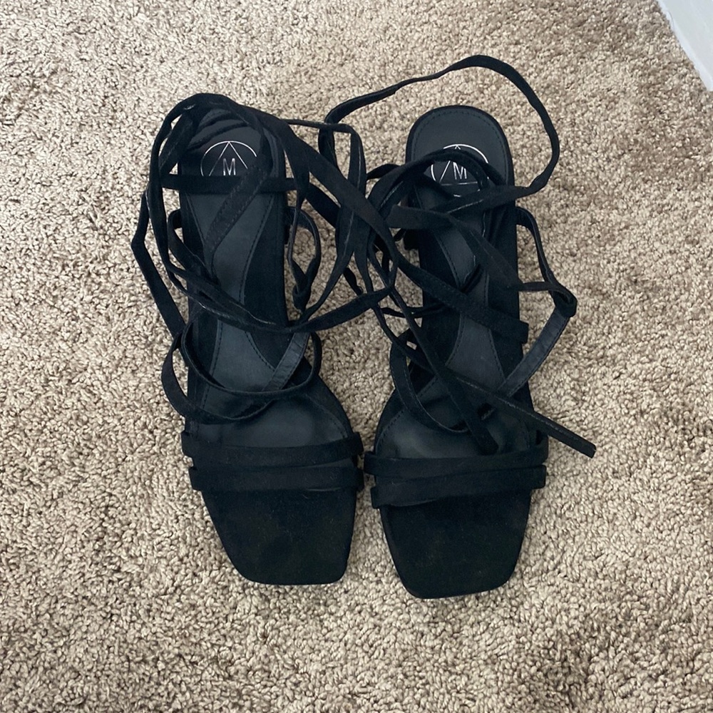 Misguided Black Block Heels